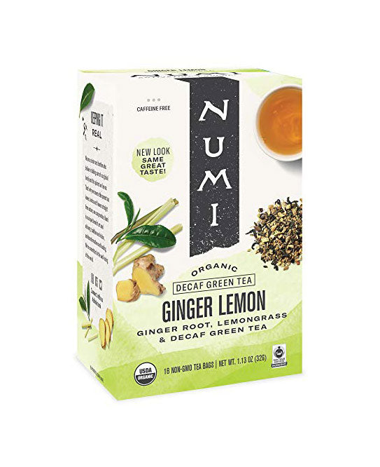 NUMI TEA DECAF GINGER LEMON