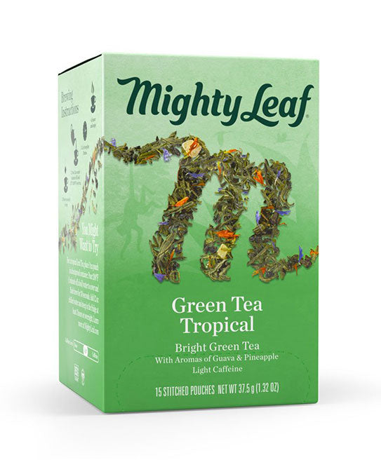 MIGHTY LEAF GREEN TEA TROPICAL 15ct — Cherry Hill Coffee